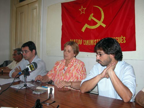 Os dois eurodeputados comunistas estiveram de visita ao distrito de Castelo Branco