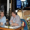 Inês Pedrosa e João Morgado no café literário