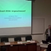 Ivo Theis dando início ao seminário "Brasil: o processo de impeachment"