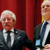 O reitor, António Fidalgo, recebeu a medalha pelas mãos do autarca de Manteigas