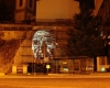 Obra de Alexandre Farto está agora patente numa das paredes próximas do centro da cidade