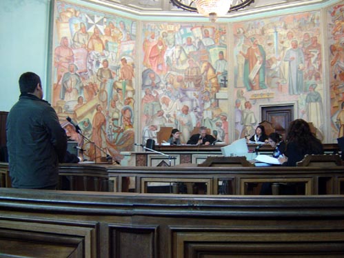 O julgamento levou  barra do tribunal David Duarte