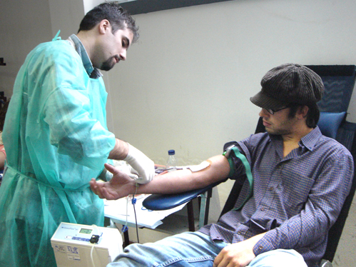 Mais de 55 pessoas doaram sangue, na semana passada, no Plo IV da Universidade da Beira Interior 