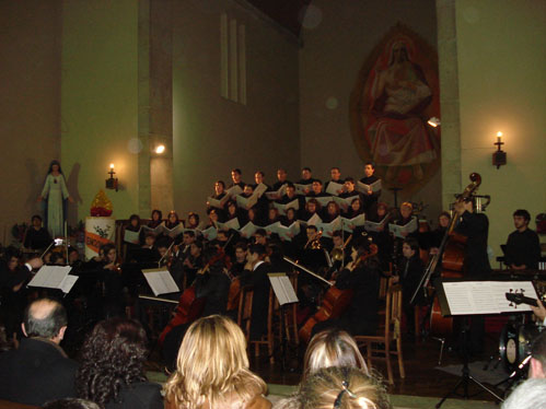 Concerto do Coro Misto da Covilh acompanhado com a Orquestra Clssica da Beira Interior