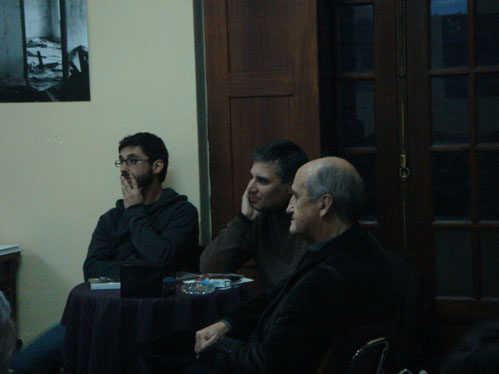 Csar Viana (ao centro) falou de Lopes Graa