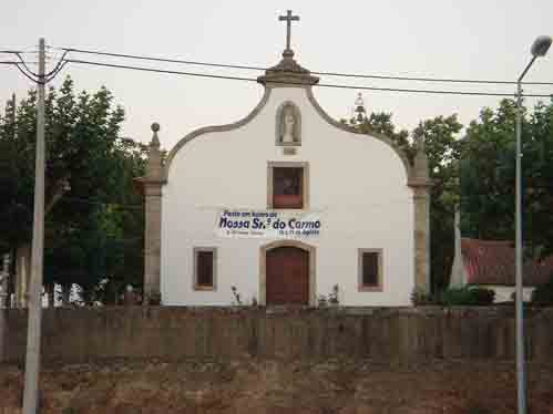 Igreja de Nossa Senhora do Carmo onde vai decorrer a festa nos dias 14 e 15 de Agosto