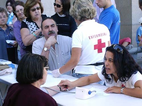 A Cruz Vermelha promoveu um rastreio entre a populao idosa da Covilh