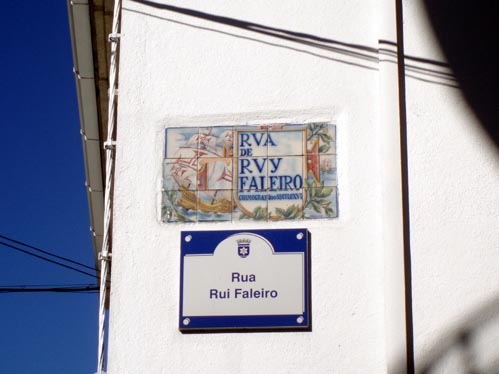 A Rua Ruy Faleiro  uma das mais importantes artrias da Covilh