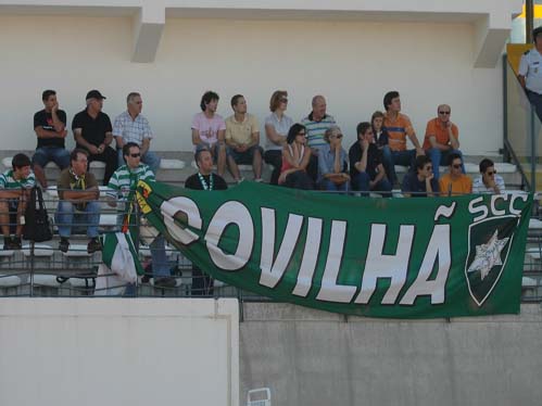 Os Ultras Covilh esperam marcar presena no jogo frente ao Leiria (Foto: Ultrascovilha)