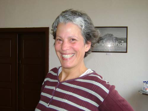 Professora Joana Groz durante as actividades.