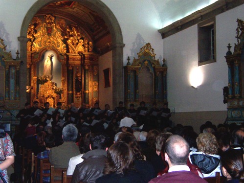 Coro Misto da Beira Inteior em concerto na Igreja de Nossa Senhora de Fátima