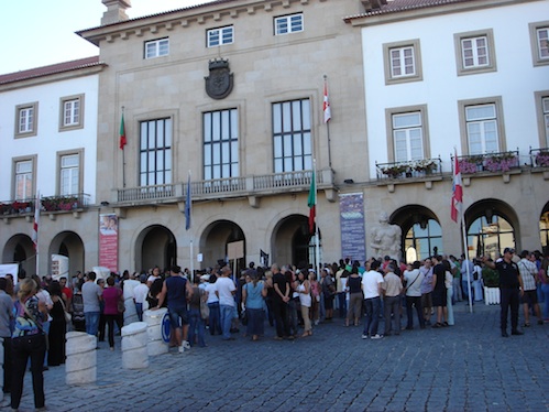 A Covilhã foi uma das localidades a promover uma manifestação popular