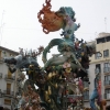 La falla plantada en la Plaza del Pilar de Valencia, ganadora este año (Foto | Aitor Martínez)