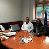 Comitiva da instituição angolana esteve reunida com Conselho de Administração do CHCB