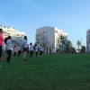 Exercício físico ao ar livre no Jardim das Artes
