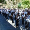 As bandas filarmónicas participantes deram vida à cidade no Jardim Público.