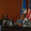 Primeiro-ministro de Cabo Verde, José Maria Neves, e Daniel Yohannes, da MCA